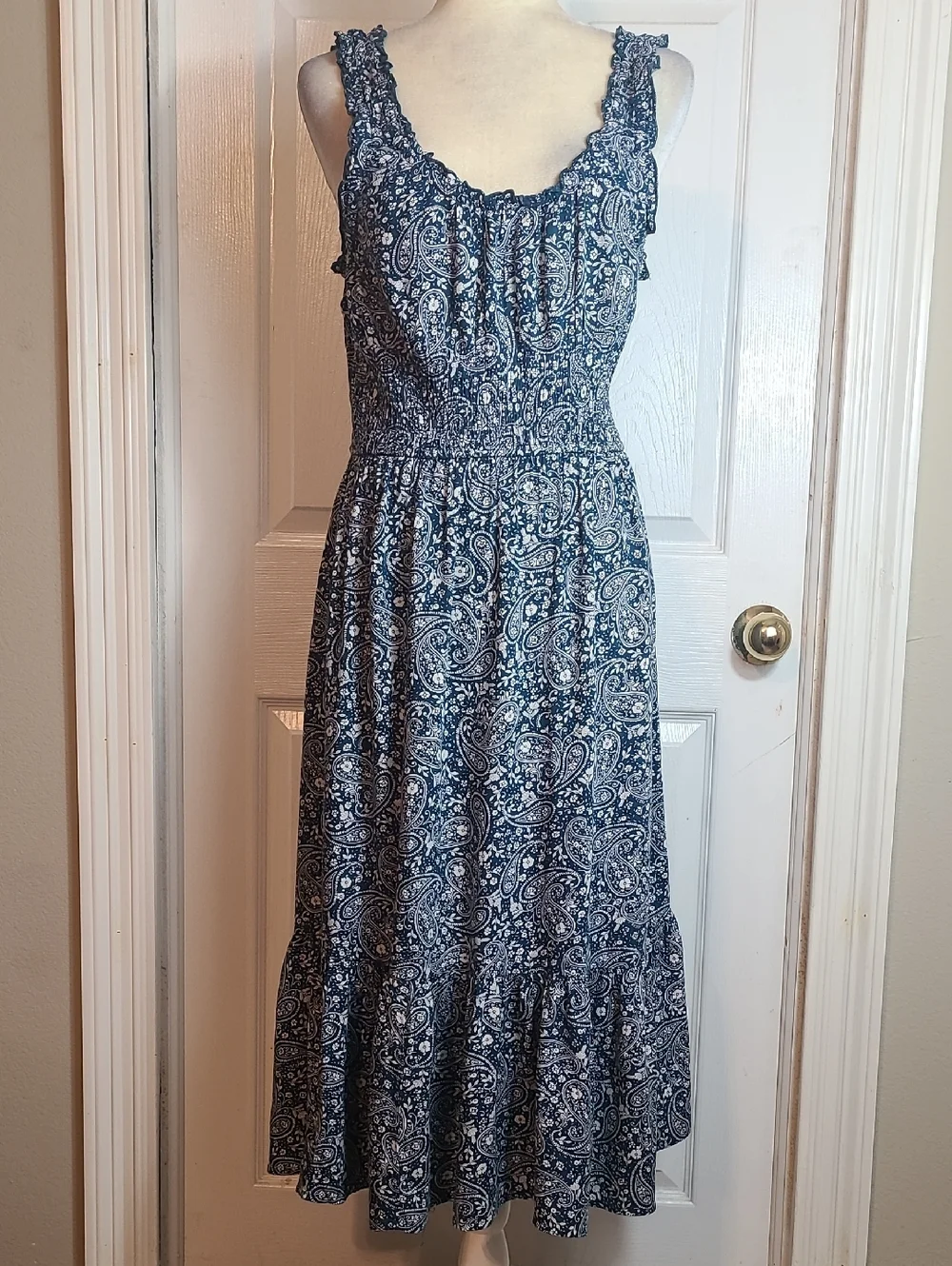 Patrons of Peace Maxi Dress Sz L